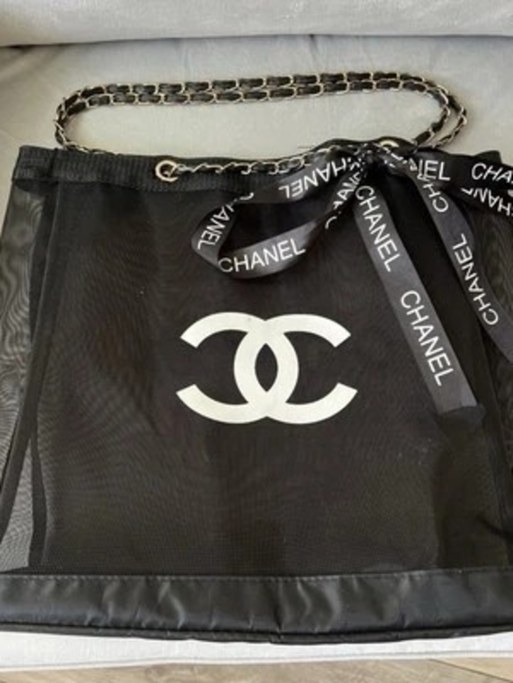 Chanel Precision VIP Gift Mesh Tote Bag GWP
